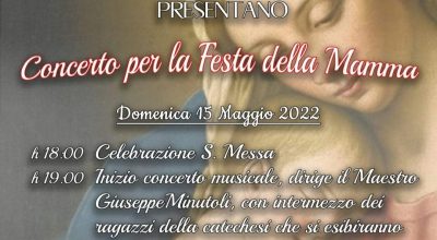 Concerto per la Festa della Mamma – 15 Maggio 2022 Parrocchia S. Paolino Vescovo