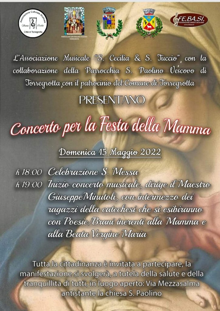 Concerto per la Festa della Mamma – 15 Maggio 2022 Parrocchia S. Paolino Vescovo