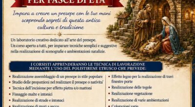 1° CORSO DI ARTE PRESEPIALE – PER FASCE DI ETÀ